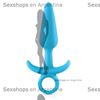 Plug anal Firefly Medium celeste aterciopelado
